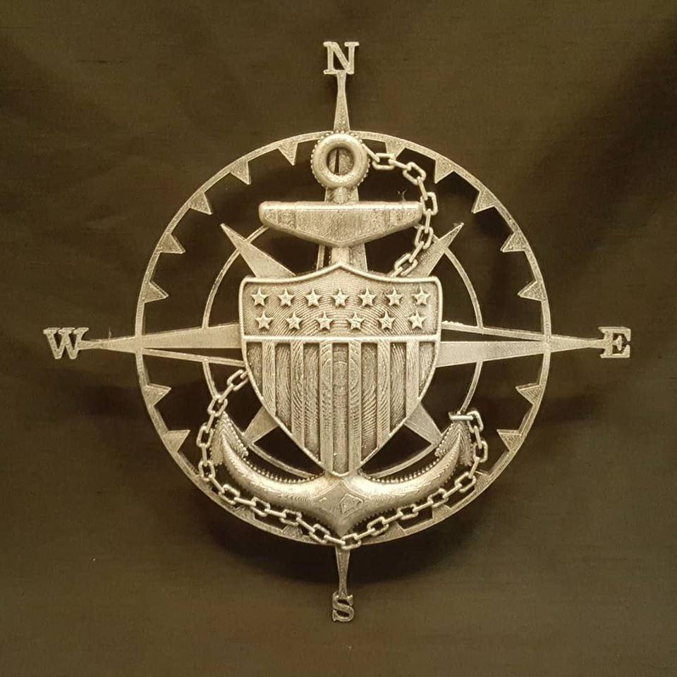 3D Mashup USCG CPO/Compass