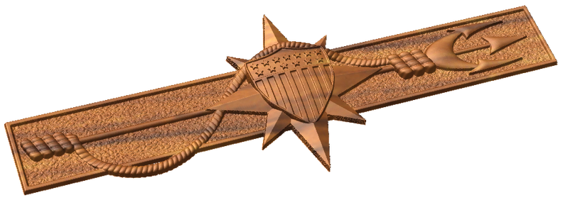3D USCG Marine Safety Insignia