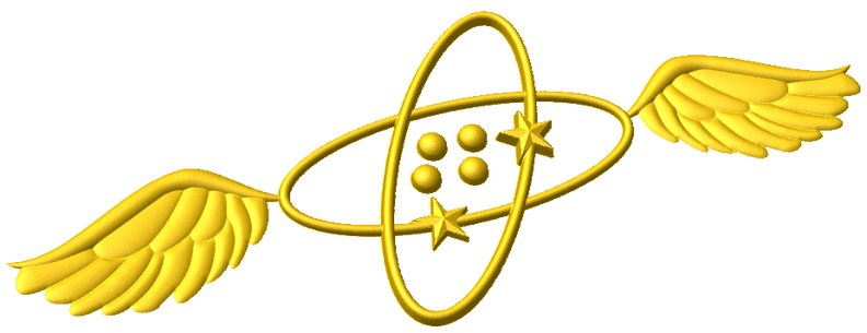 3D USCG Aviation Electronic Technician AET Insignia