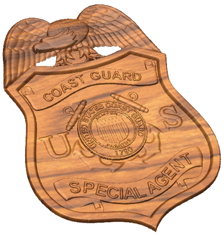 3D USCG CGIS Badge