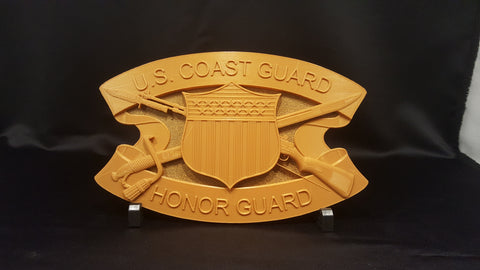3D USCG Honor Guard Badge