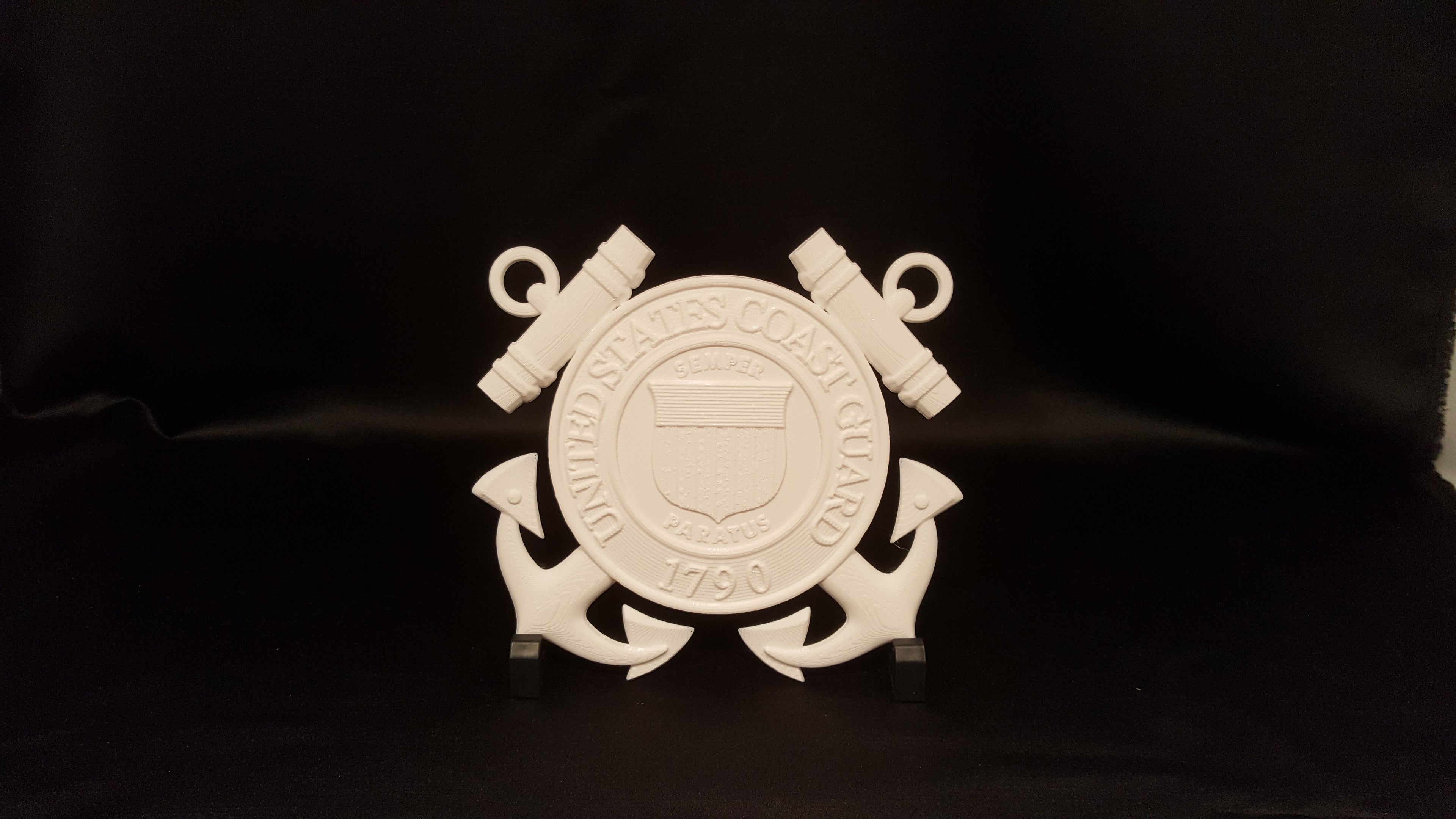 3D USCG Coast Guard Logo