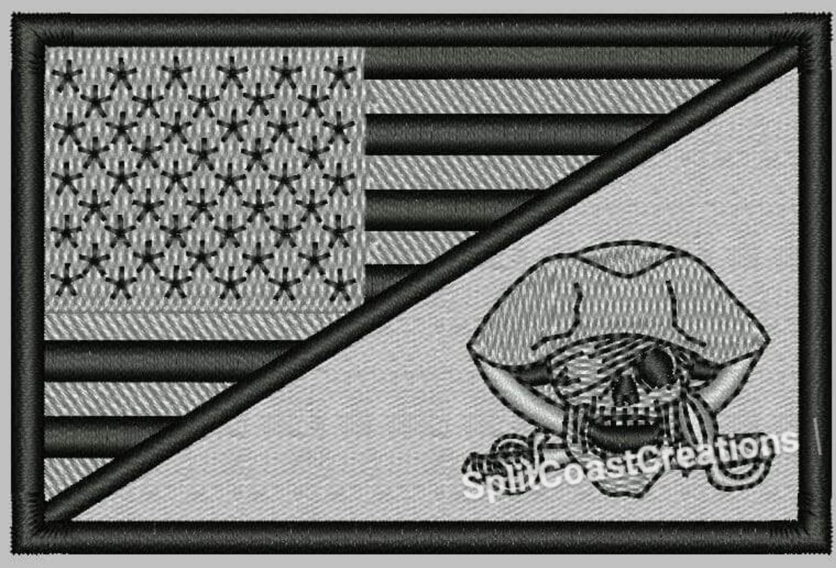 CGL American Puddle Pirate Patch Split Coast Creations