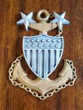 3D USCG Master Chief MCPO Anchor