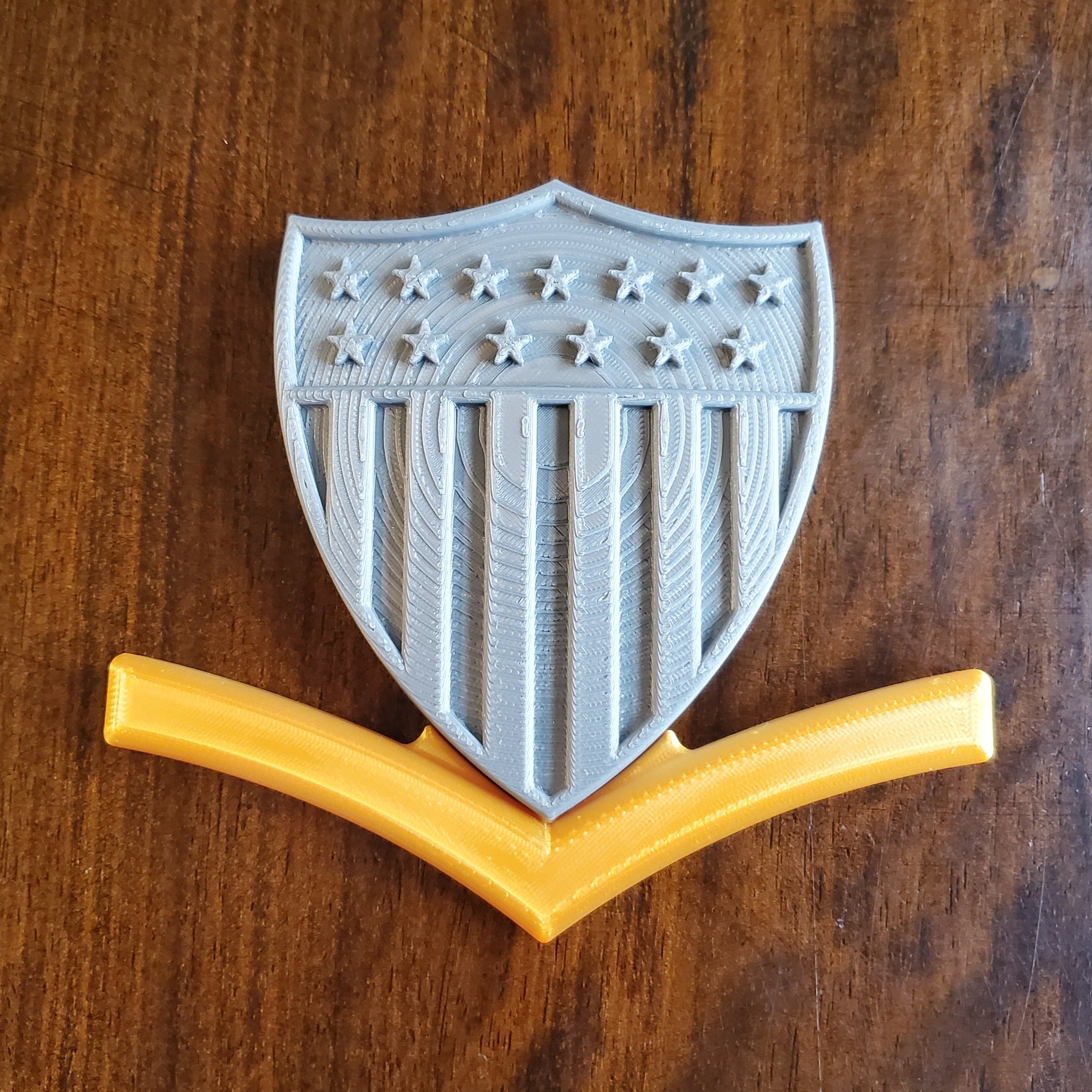 3D USCG Petty Officer Third Class E4 Device