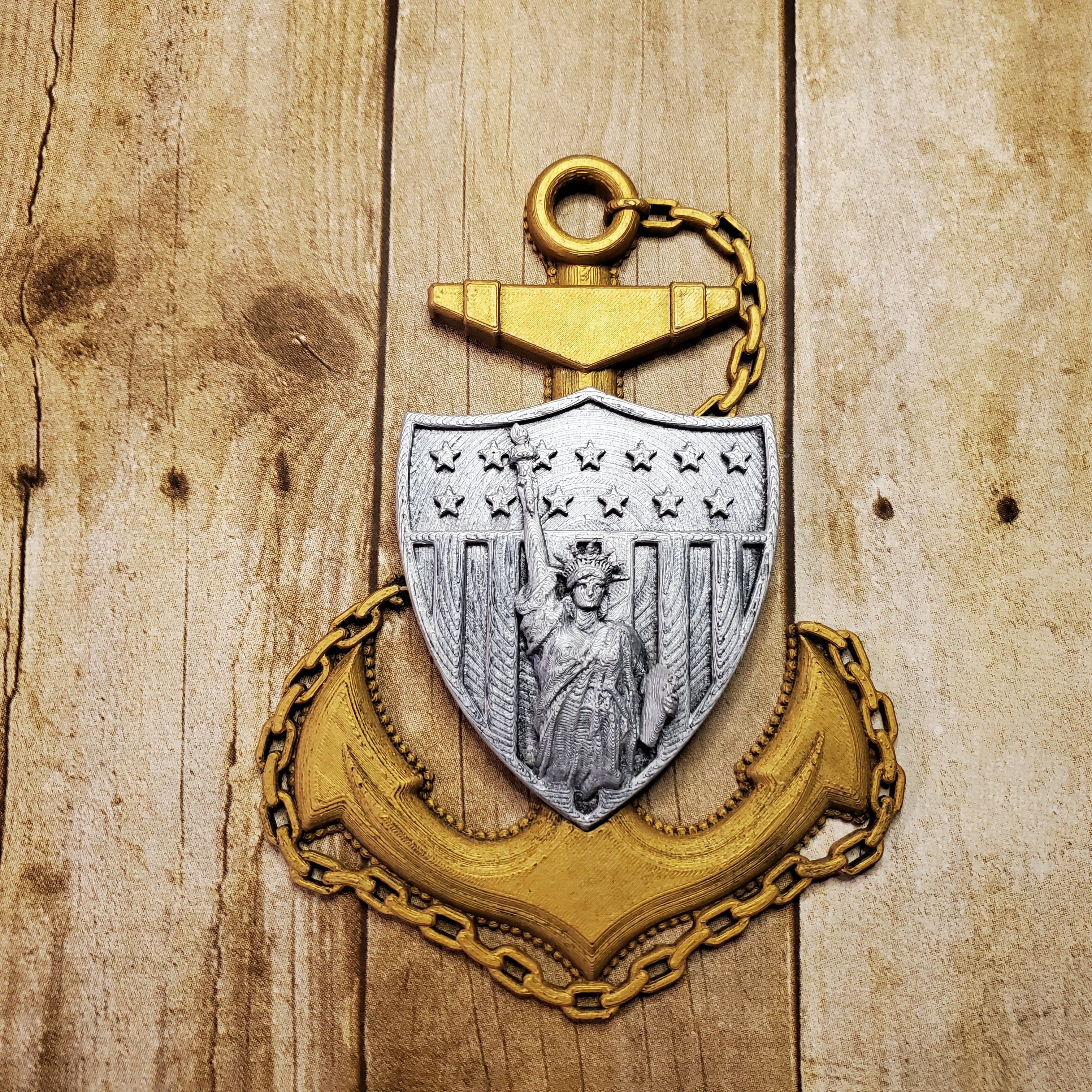 3D USCG Chief CPO Anchor New York Edition