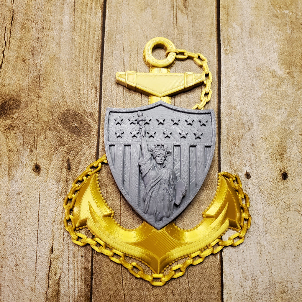 3D USCG Chief CPO Anchor New York Edition