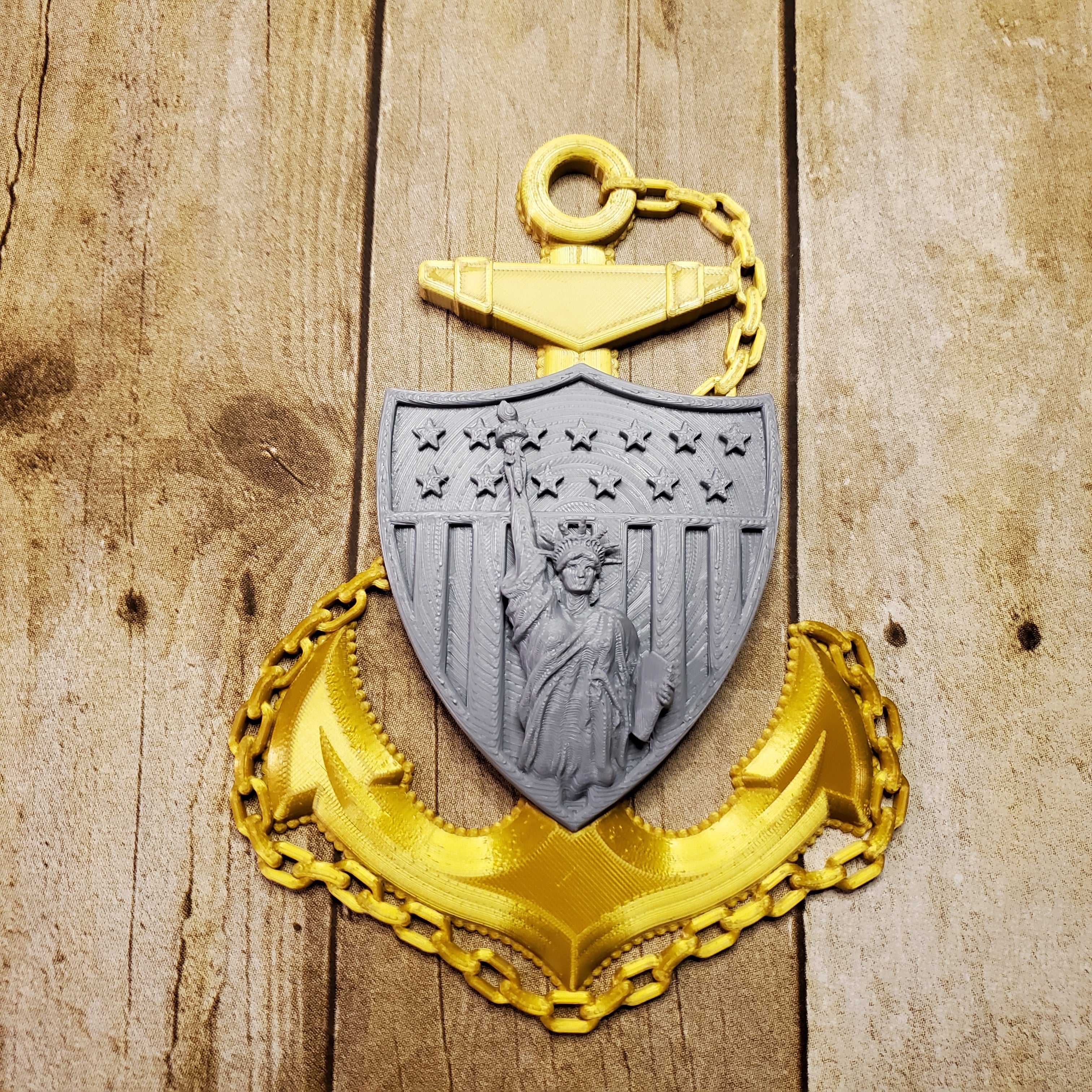 3D USCG Chief CPO Anchor New York Edition