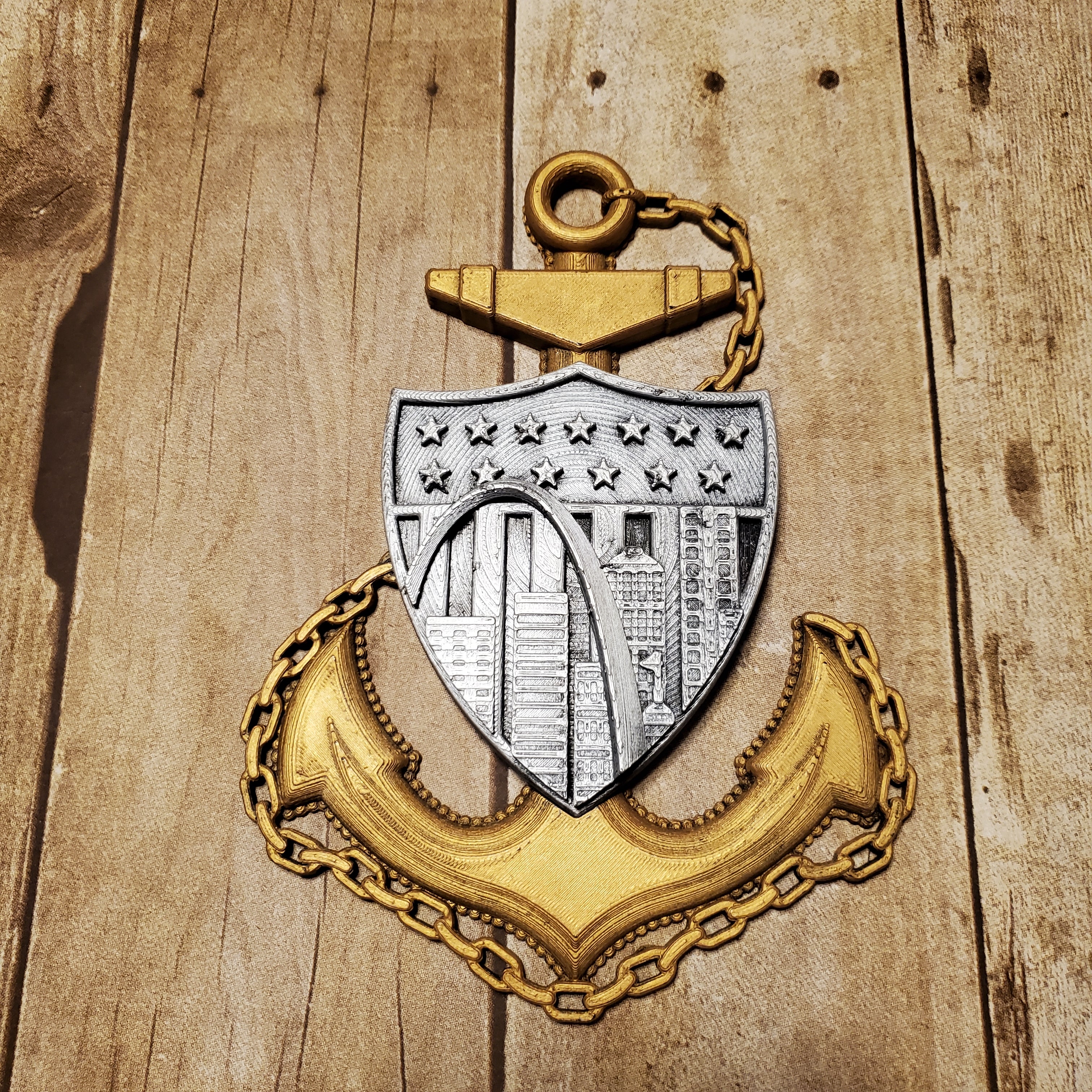 3D USCG Chief CPO Anchor St. Louis Edition