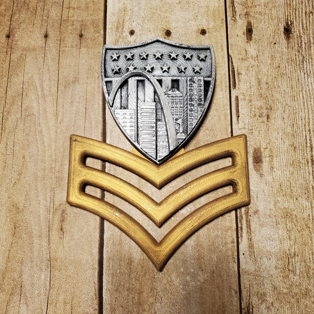 3D USCG Petty Officer First Class E6 Device St. Louis Edition