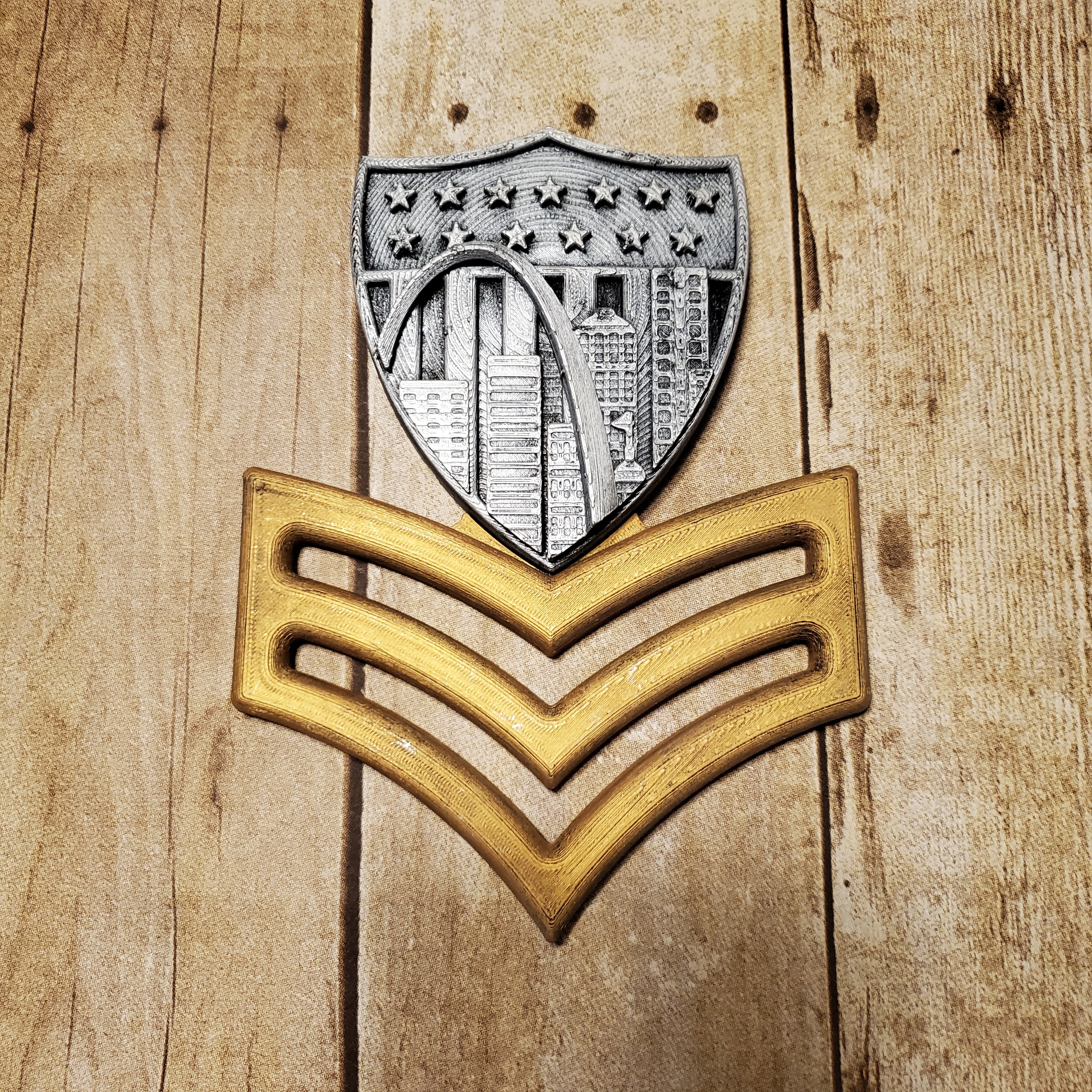 3D USCG Petty Officer First Class E6 Device St. Louis Edition