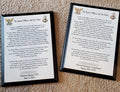CCTI JO and the Chief 9x12 Plaque