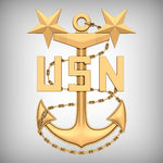 3D USN Master Chief Petty Officer MCPO Anchor 2