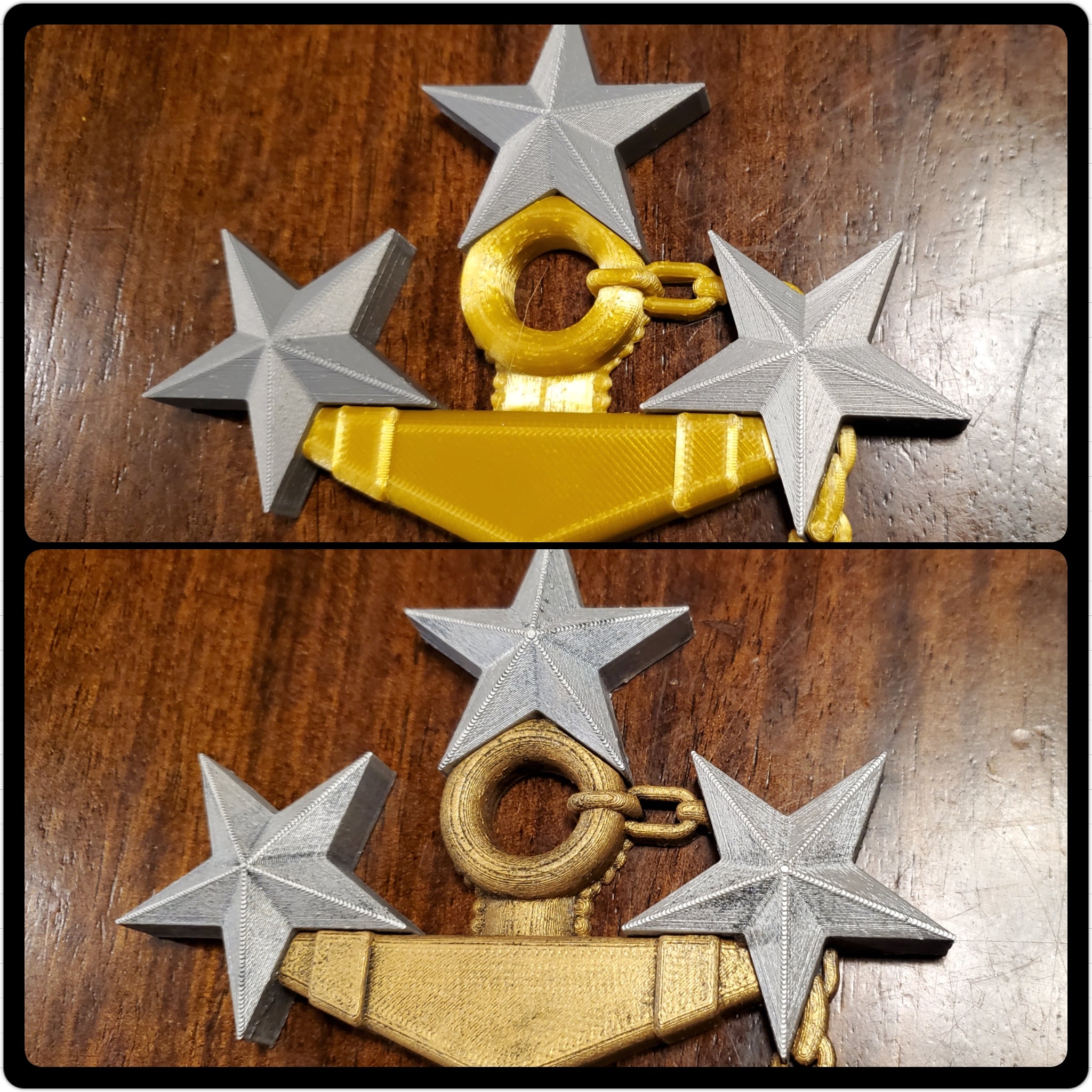 USCG Chief Anchor Shadow Box