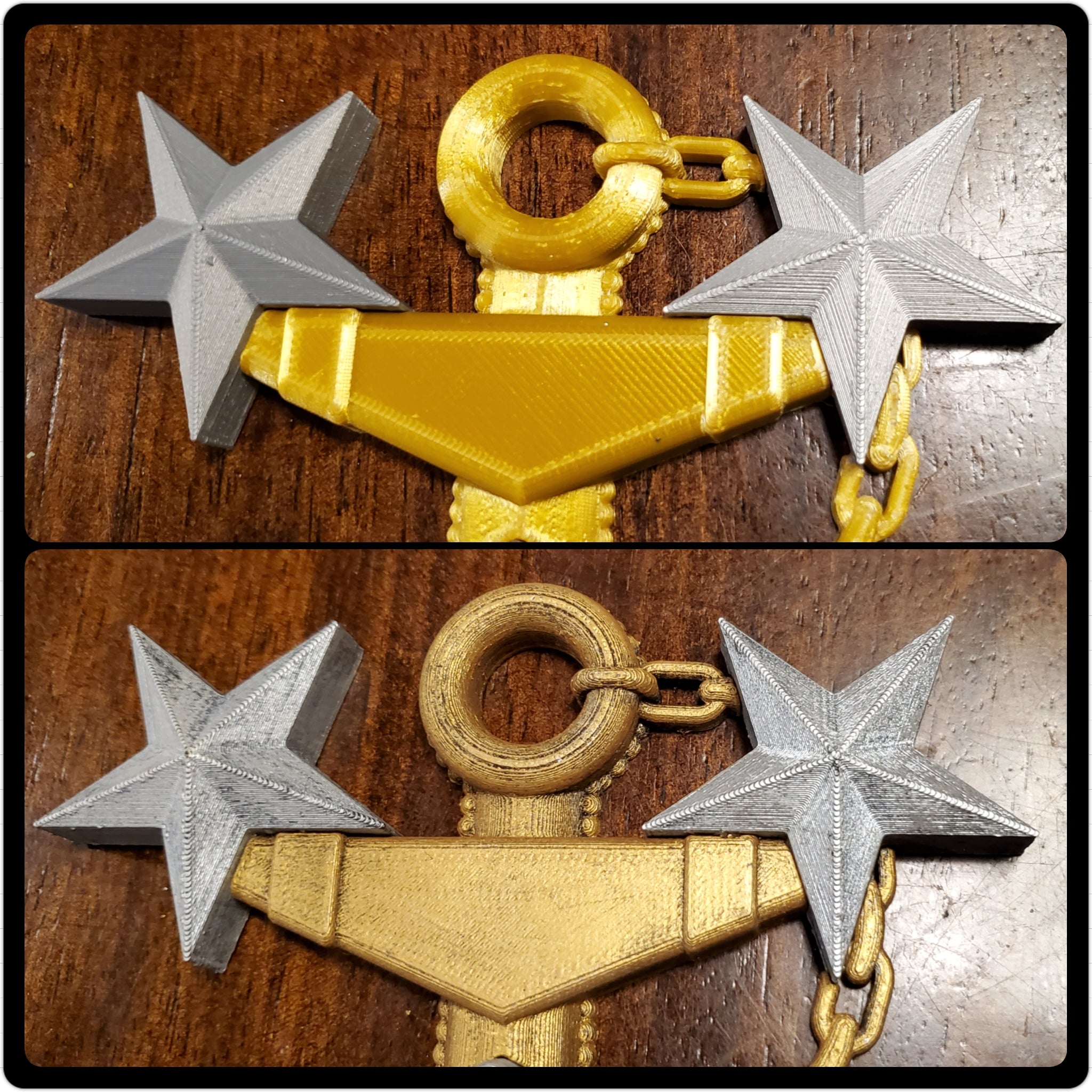 USCG Chief Anchor Shadow Box