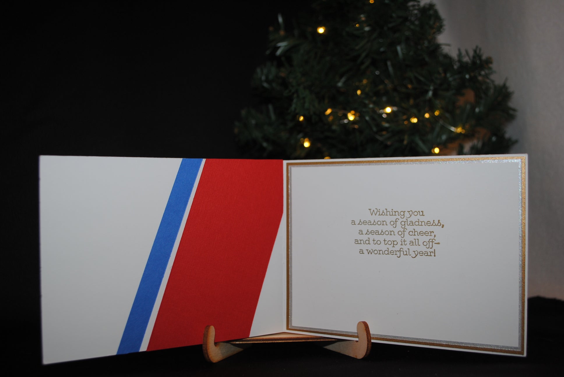 Handmade Coast Guard Christmas Cards ~ Set of 8 Completed Cards