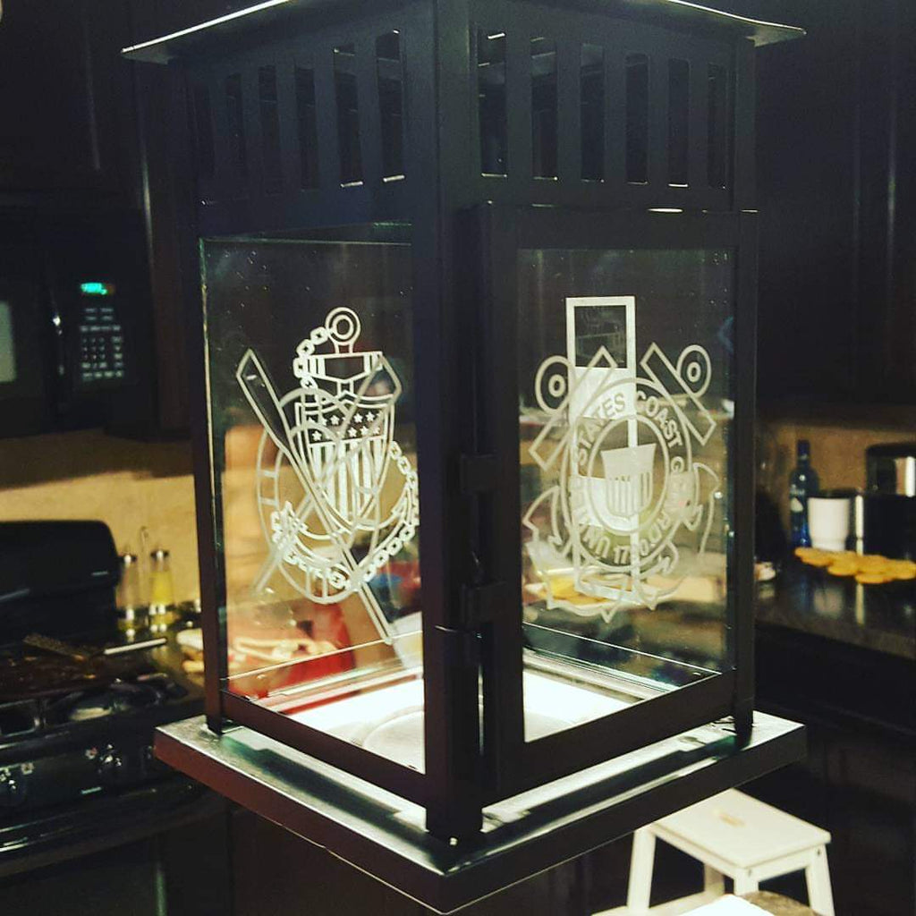 Custom Etched Lantern