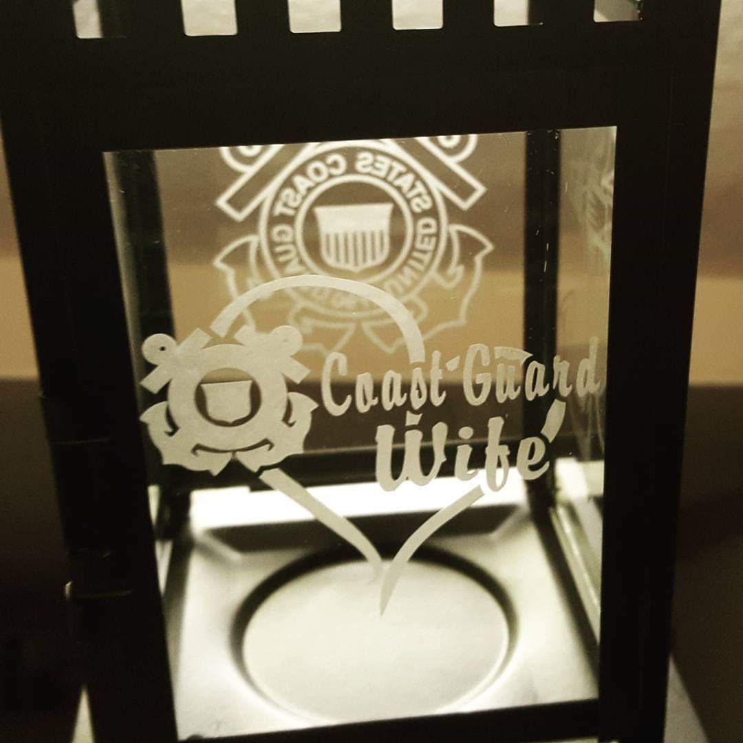 Custom Etched Lantern