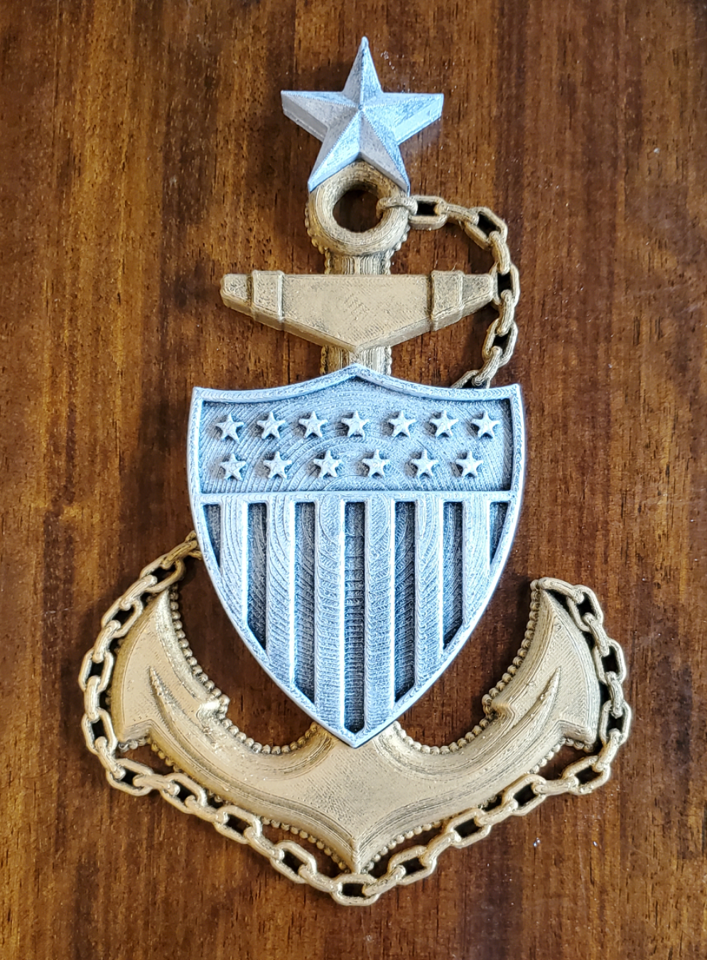 3D USCG Senior Chief SCPO Anchor