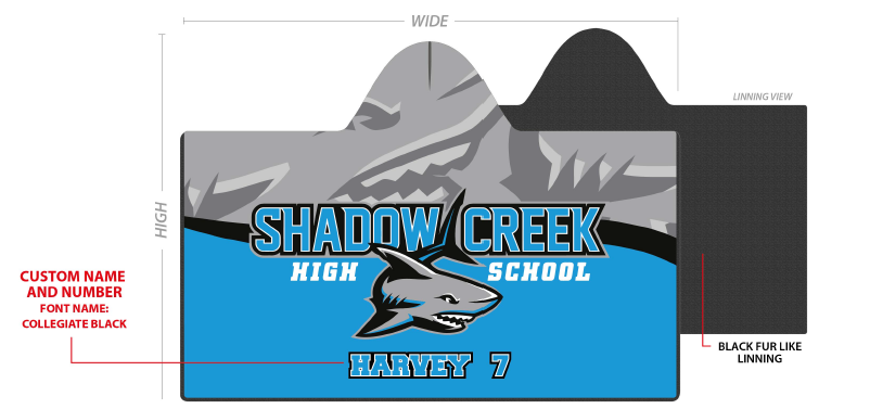 SCHS Hooded Blanket
