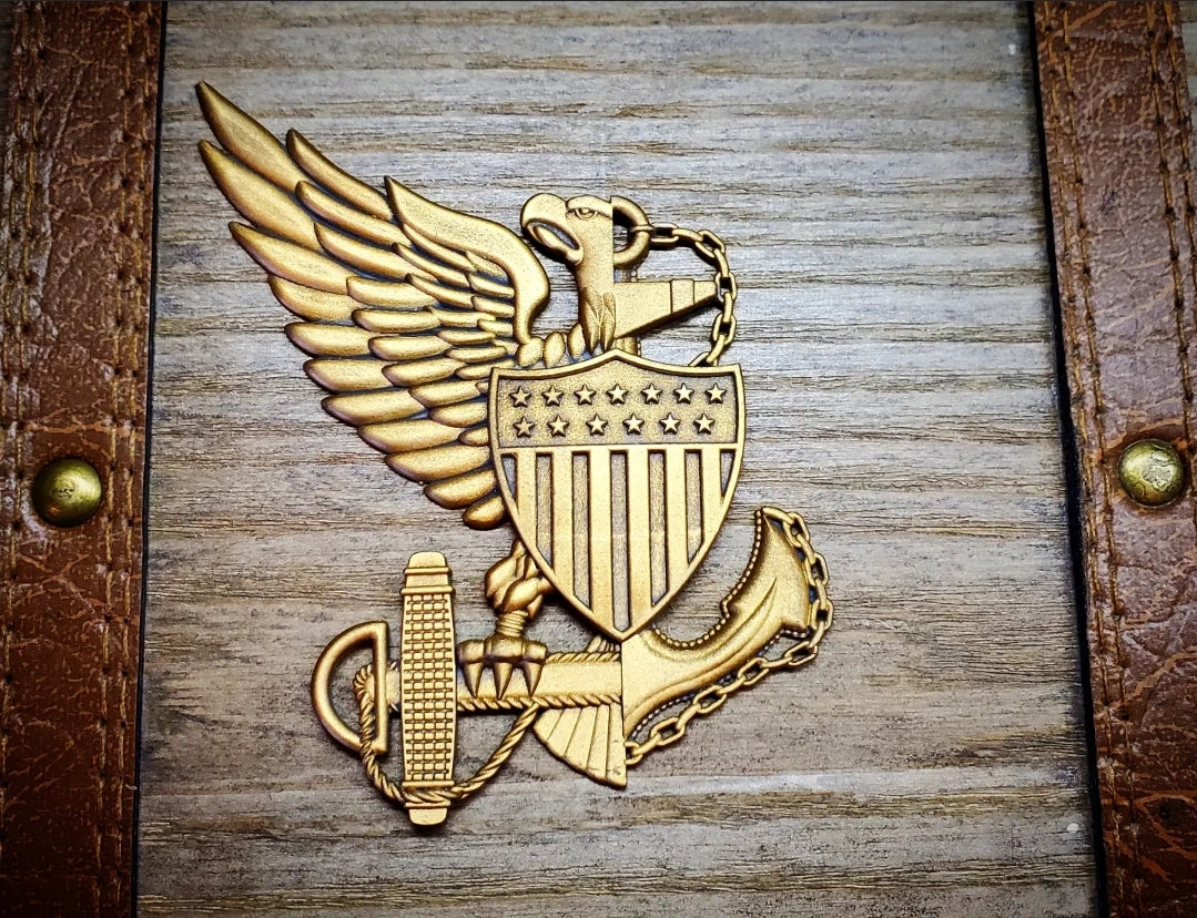 3D USCG Eagle and Anchor