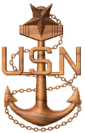 3D USN Senior Chief Petty Officer SCPO Anchor