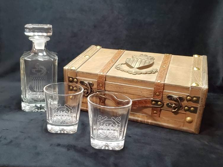 Wooden Case Gift Set